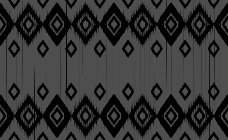 キッチン マット ビニール ブラックダイヤモンドデザイン - TENSTICKERS