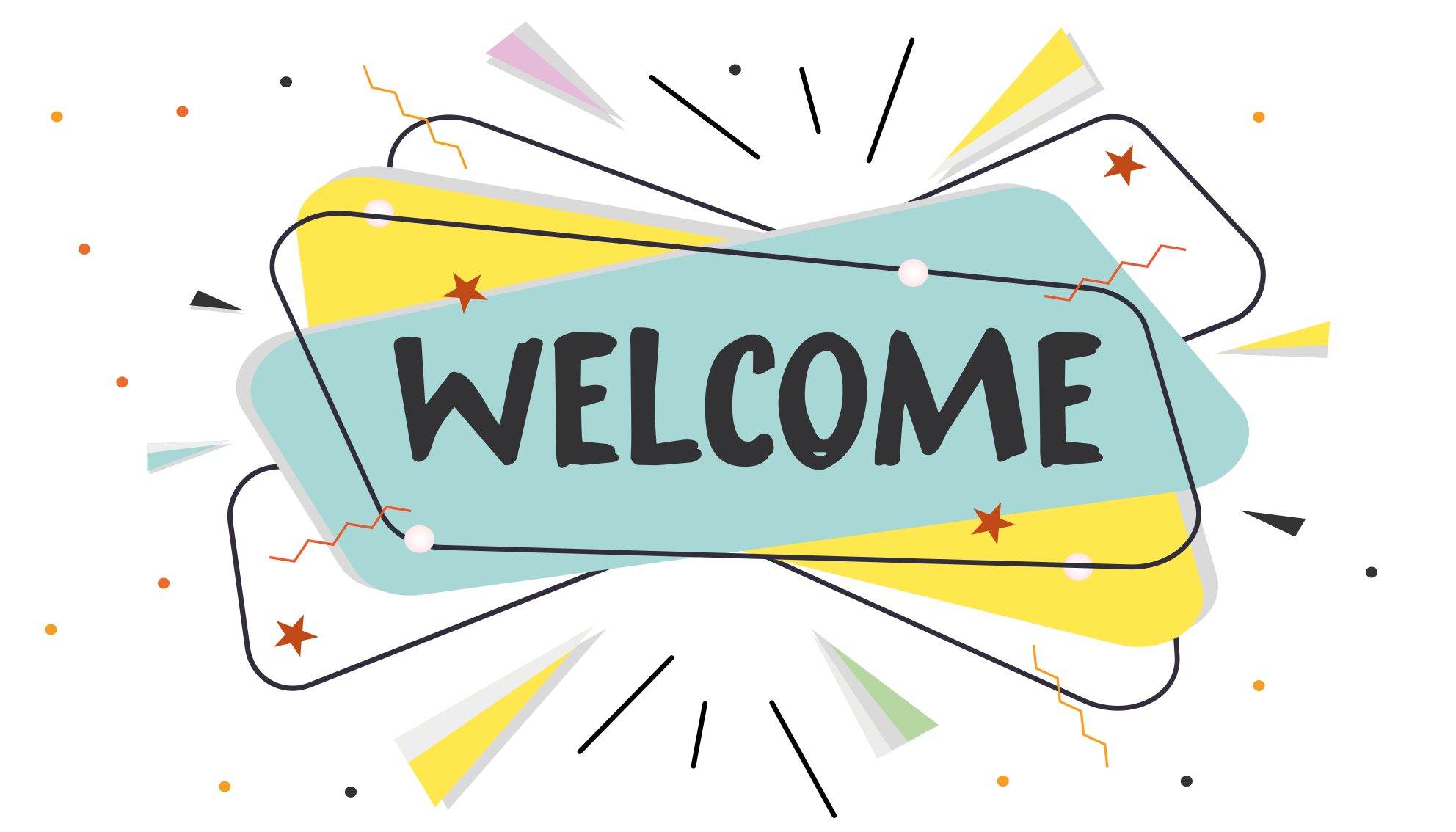 玄関 マット ビニール 抽象的な歓迎 - TENSTICKERS