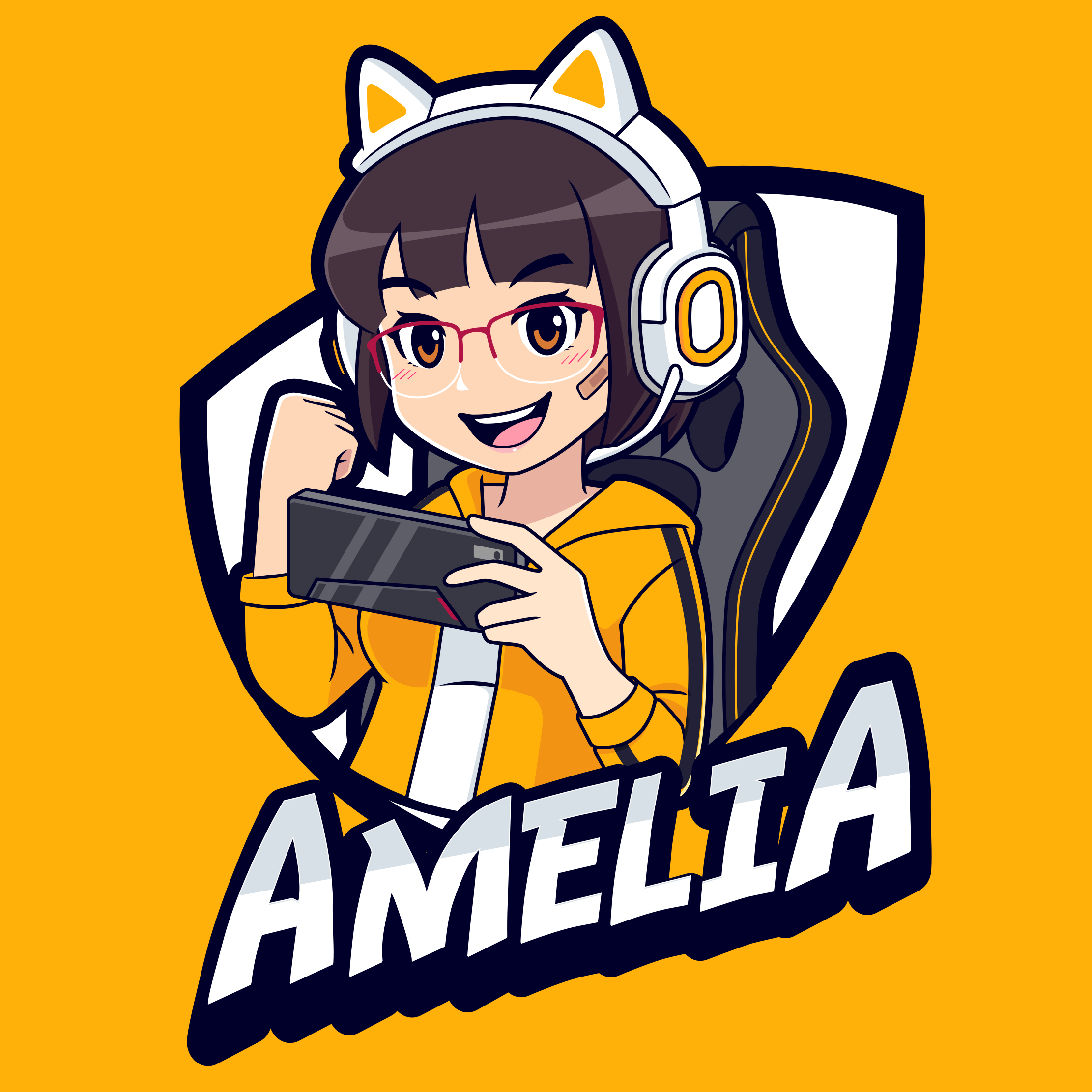 十代の若者たち ビニルマット カスタムゲームポートレート - TENSTICKERS