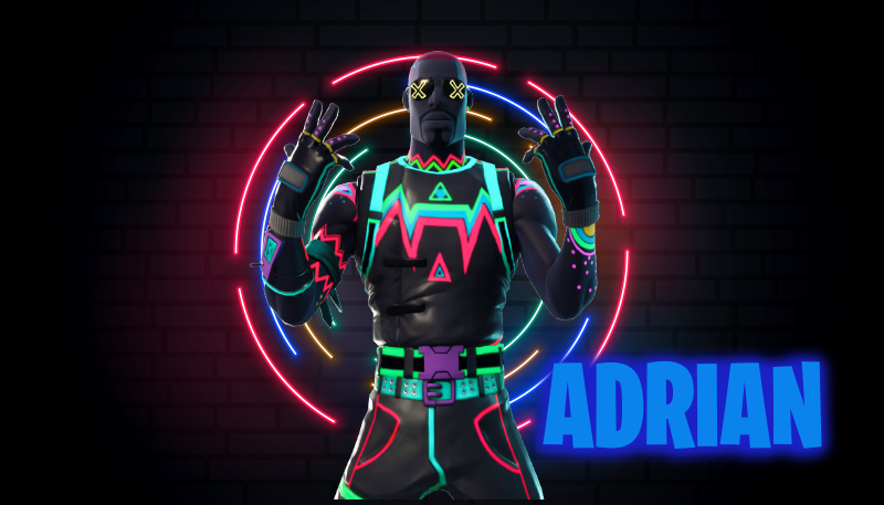 名前 ビニールマット ネオン文字表示 - TENSTICKERS