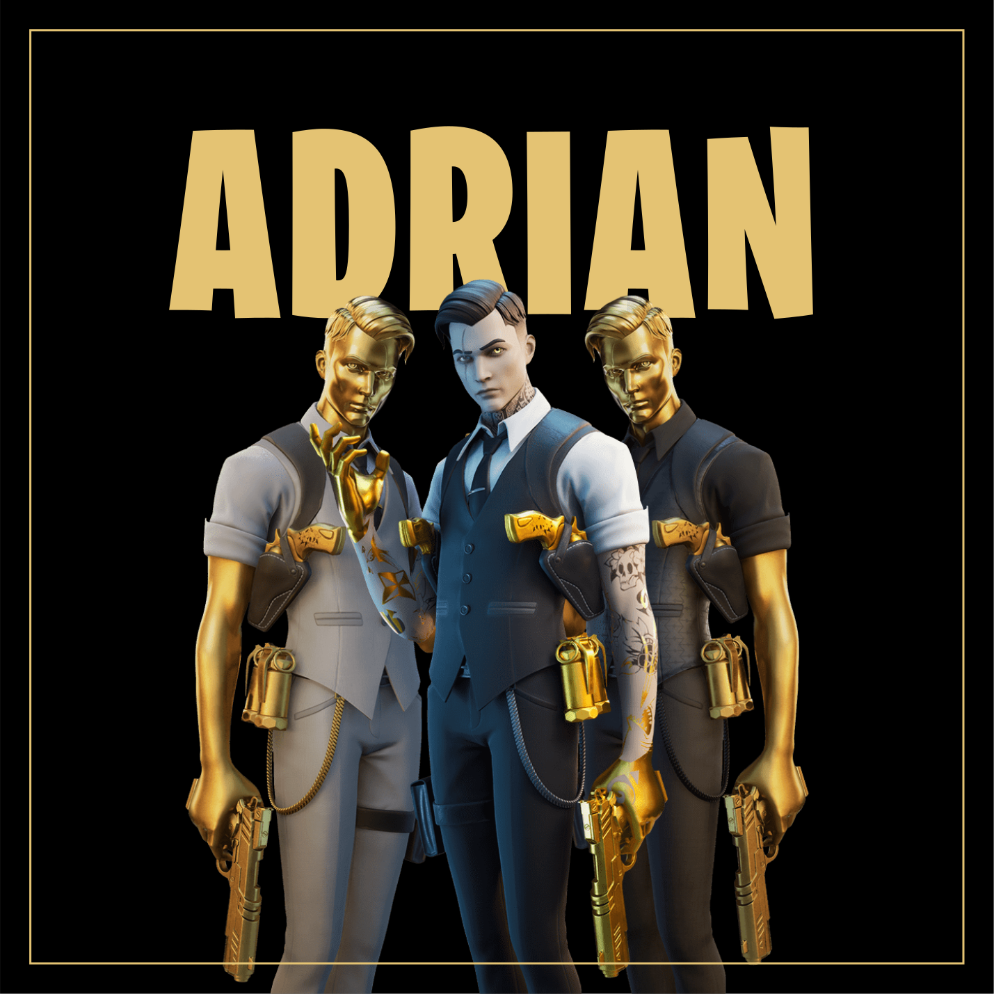 十代の若者たち ビニルマット カスタムトリオキャラクター - TENSTICKERS