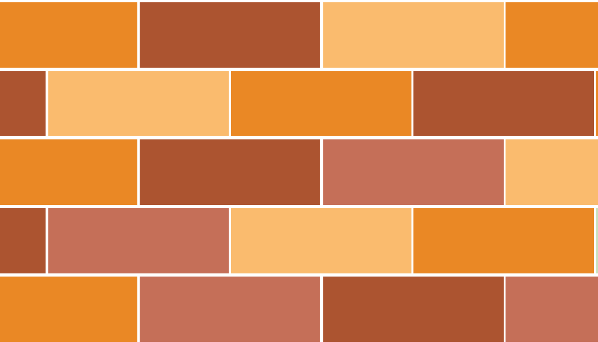 バスルームに1枚ビニールカーペット カラフルなレンガ模様 - TENSTICKERS