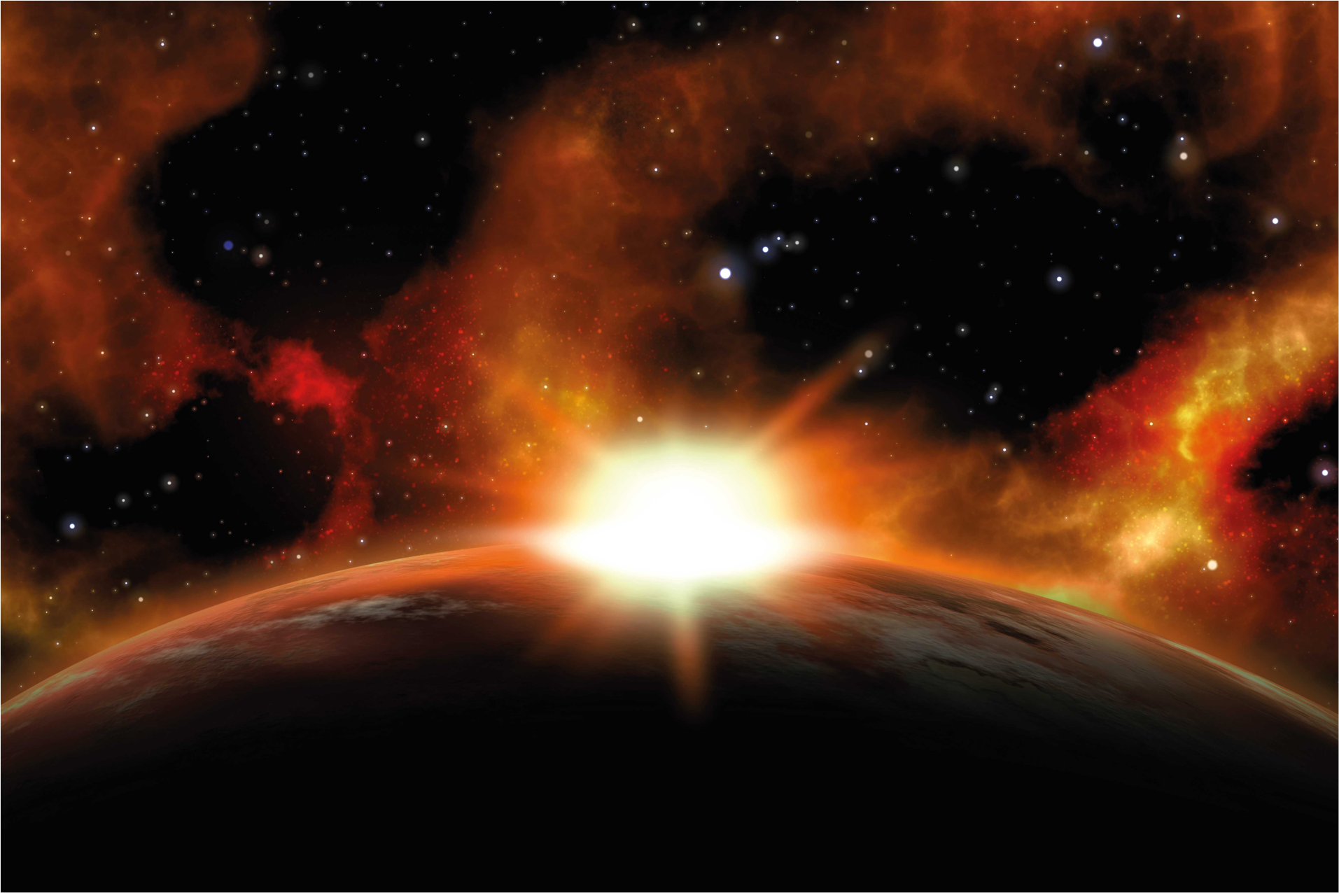 出演者 ビニールマット 天体の朝焼けの輝き - TENSTICKERS