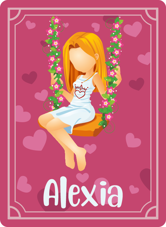 十代の若者たち ビニルマット 名前入り草スイング - TENSTICKERS