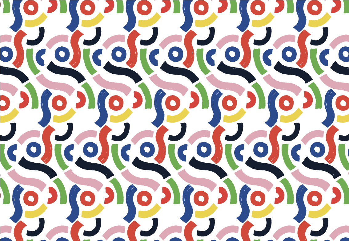 モザイク ビニールマット 活き活きとした幾何学模様 - TENSTICKERS