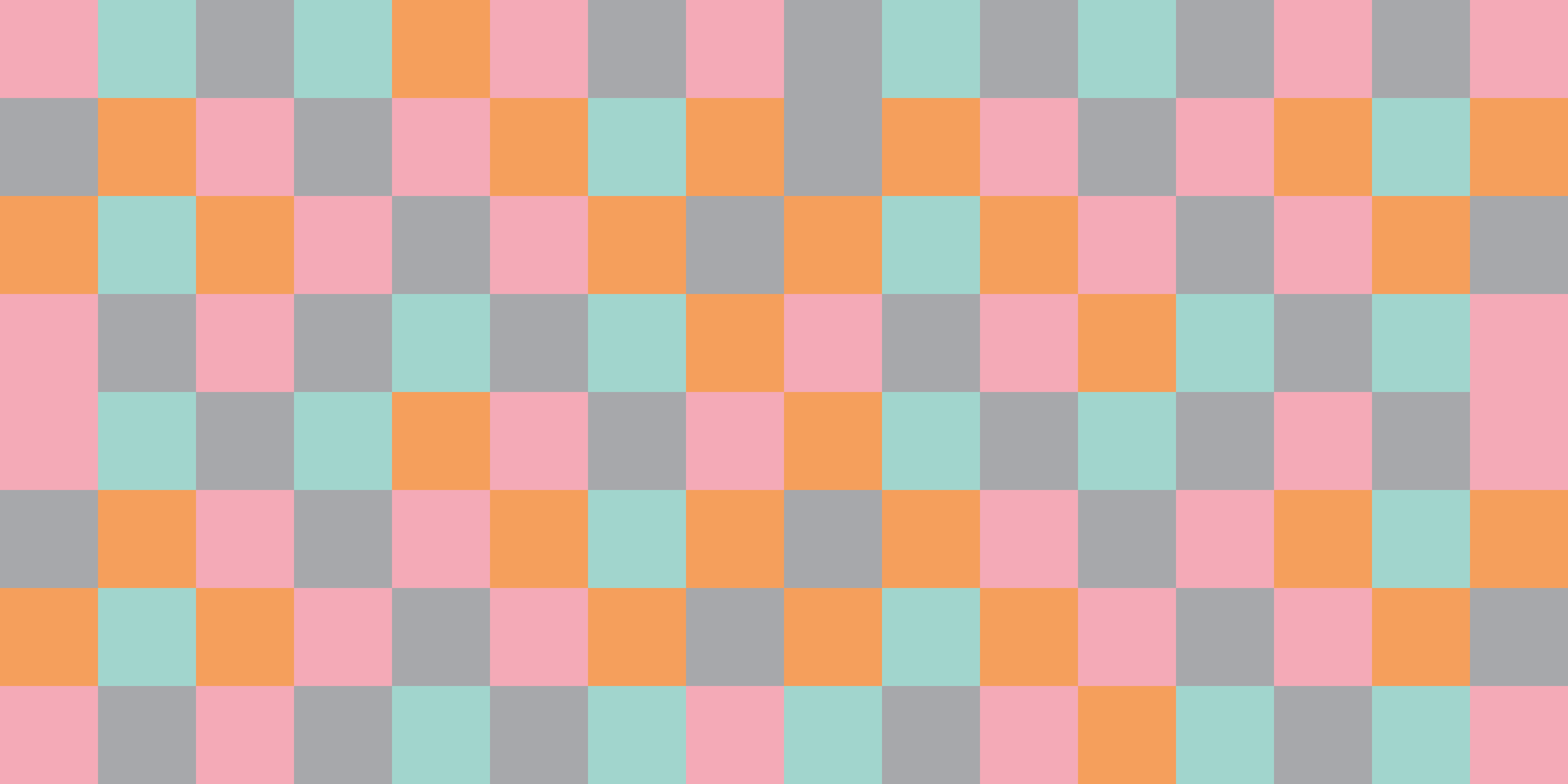 幾何学的なビニールマット カラフルなチェッカーボード - TENSTICKERS