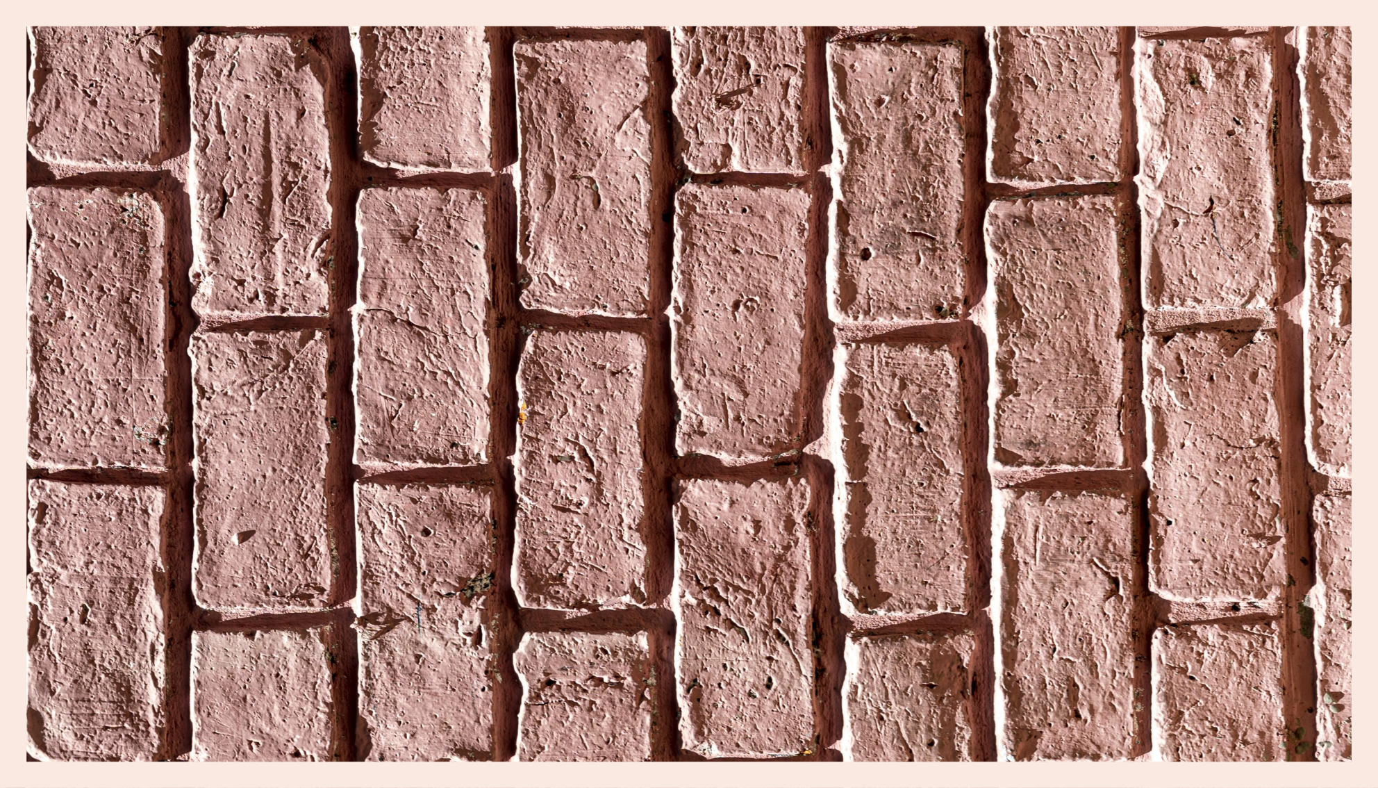 石の効果 ビニールマット 素朴なレンガ柄 - TENSTICKERS