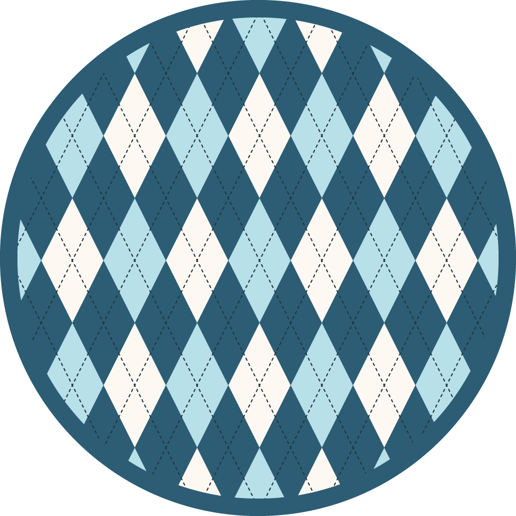 幾何学的なビニールマット ダイヤモンドパターンの優雅さ - TENSTICKERS