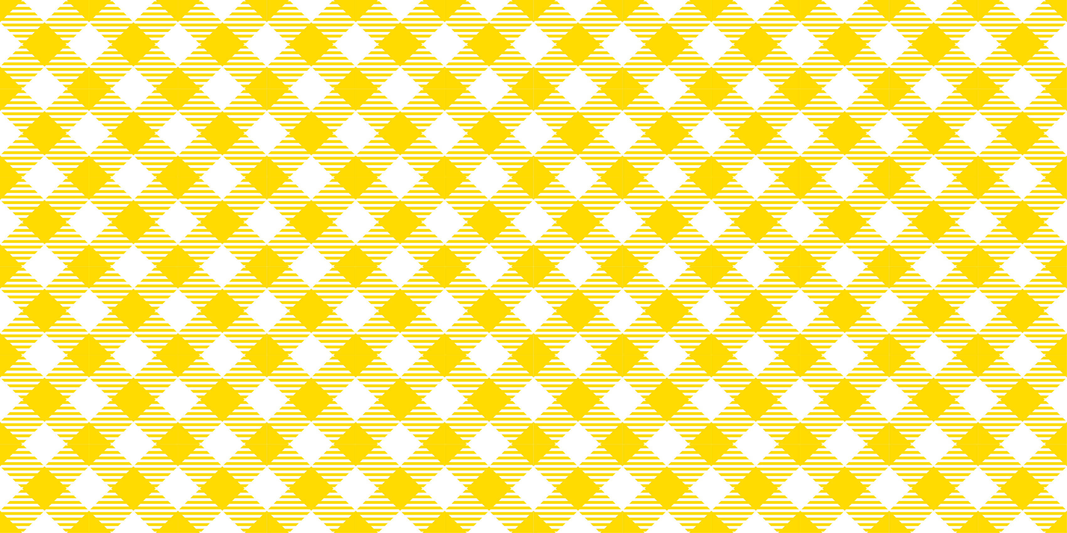 縞模様のビニールマット イエローダイヤモンドモチーフ - TENSTICKERS