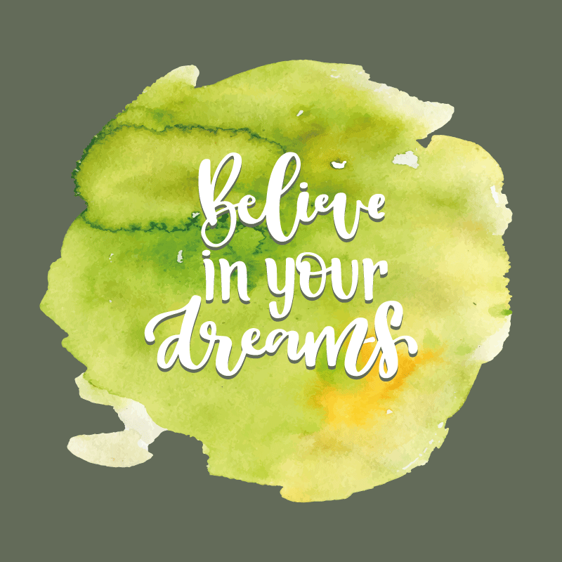 フレーズ ビニールマット 願望への信頼 - TENSTICKERS