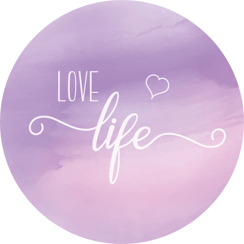 フレーズ ビニールマット 命を大切にする - TENSTICKERS