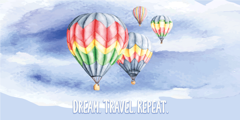 ミニマリスト ビニールマット 願いの旅が繰り返される - TENSTICKERS