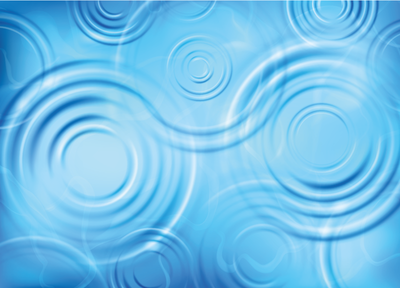 テクスチャー ビニールマット 水の波紋効果 - TENSTICKERS
