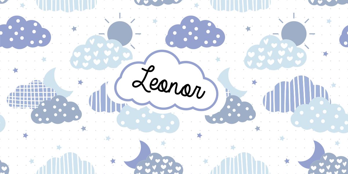 名前 ビニールマット 雲柄 - TENSTICKERS