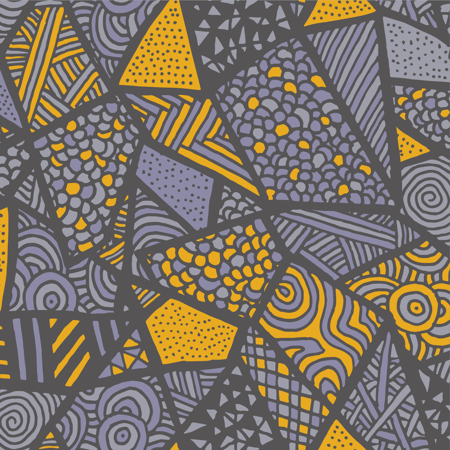 幾何学的なビニールマット ダイナミックグレーシェイプ - TENSTICKERS