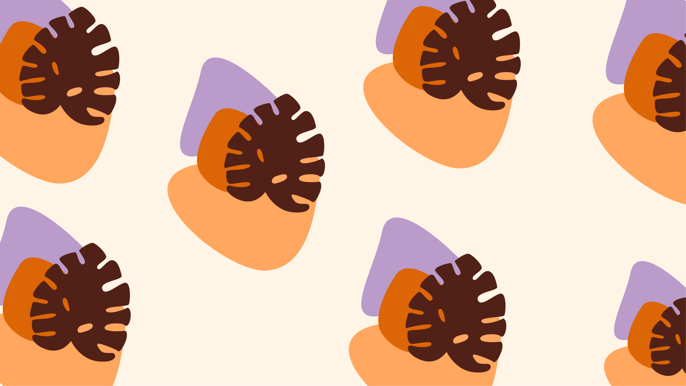 フォトミュラルネイチャー色とりどりの葉の形 - TENSTICKERS