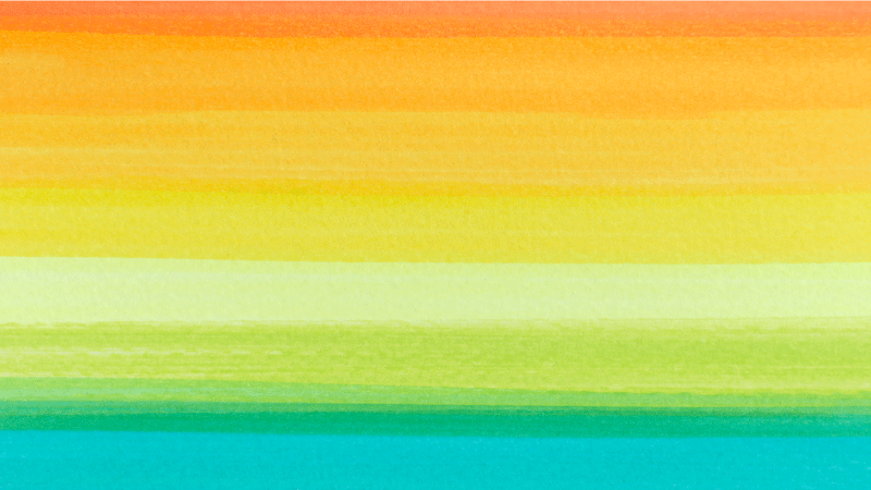 リビングルーム ビニールマット 鮮やかなグラデーションライン - TENSTICKERS