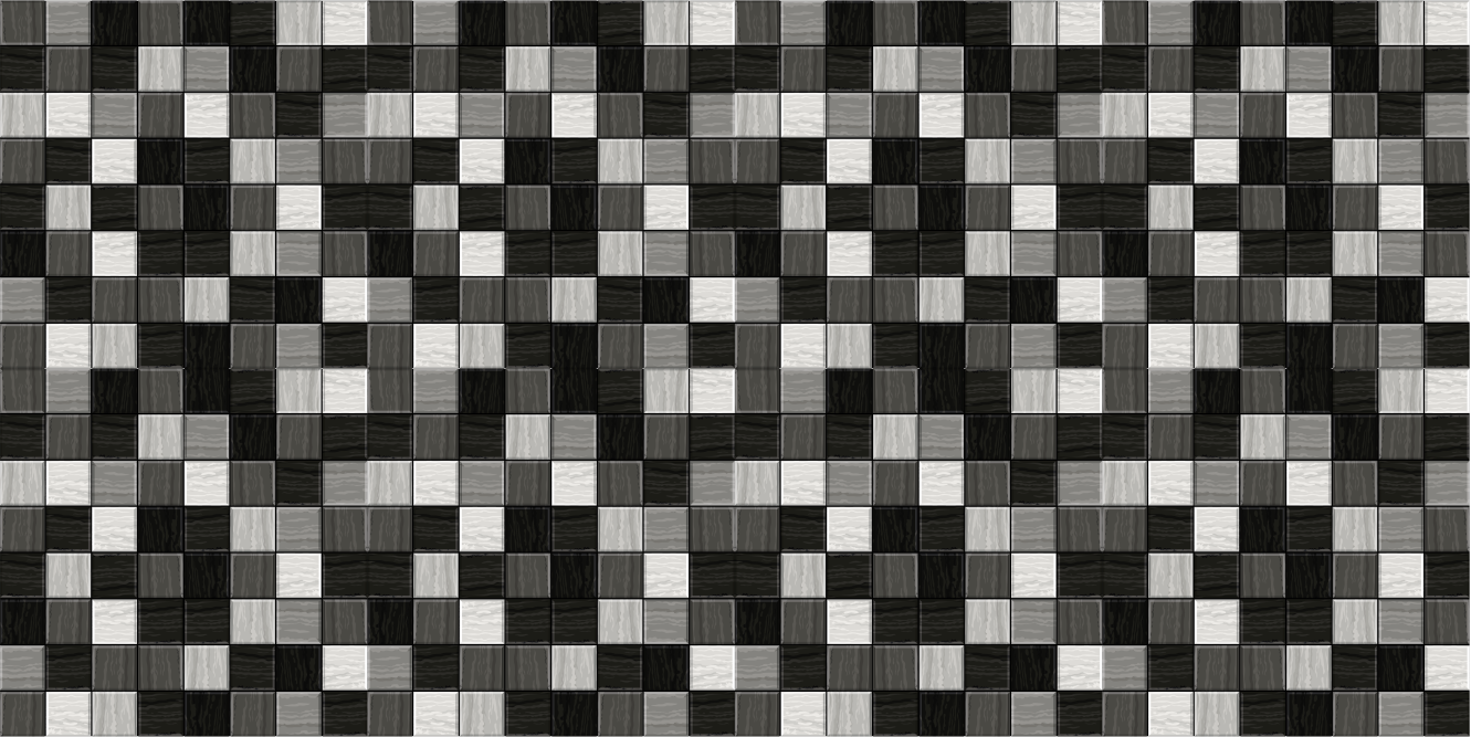 バスルームに1枚ビニールカーペット グレーの四角形 - TENSTICKERS