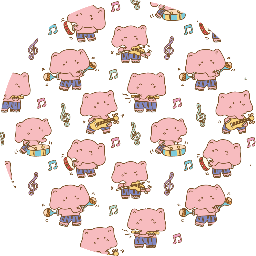 動物 ビニールマット ミュージカルエレファントファン - TENSTICKERS