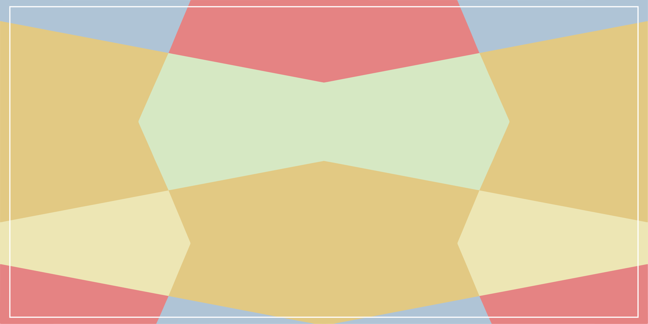 幾何学的なビニールマット カラフルな多角形の形状 - TENSTICKERS