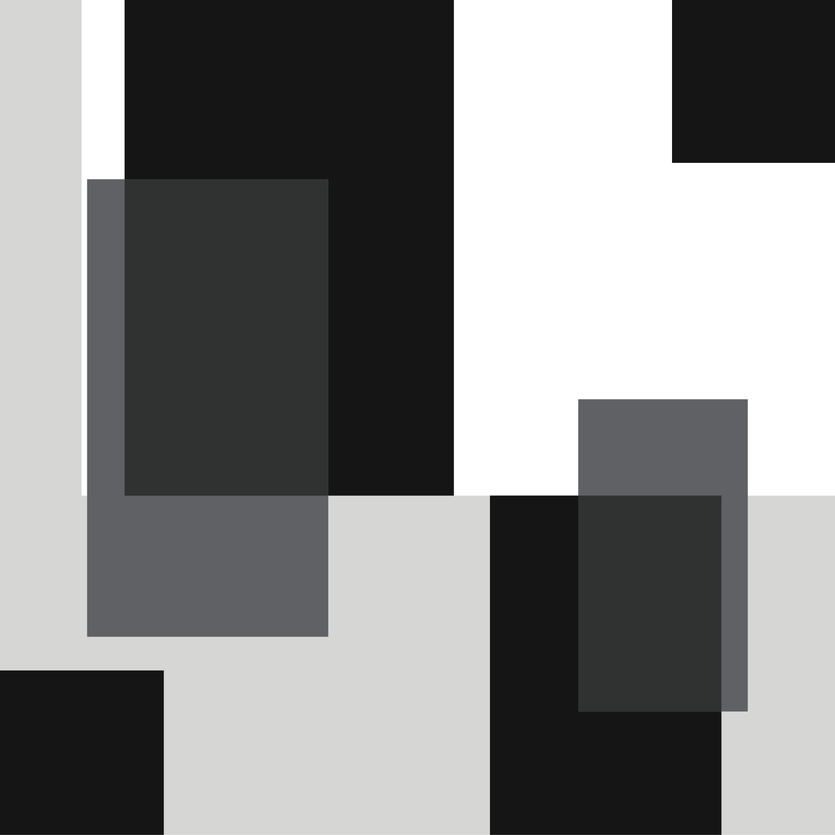 現代のビニールマット抽象的な四角形レイアウト - TENSTICKERS