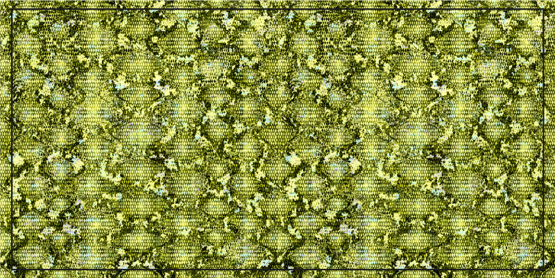 動物柄 ビニール マット 緑の爬虫類の皮 - TENSTICKERS