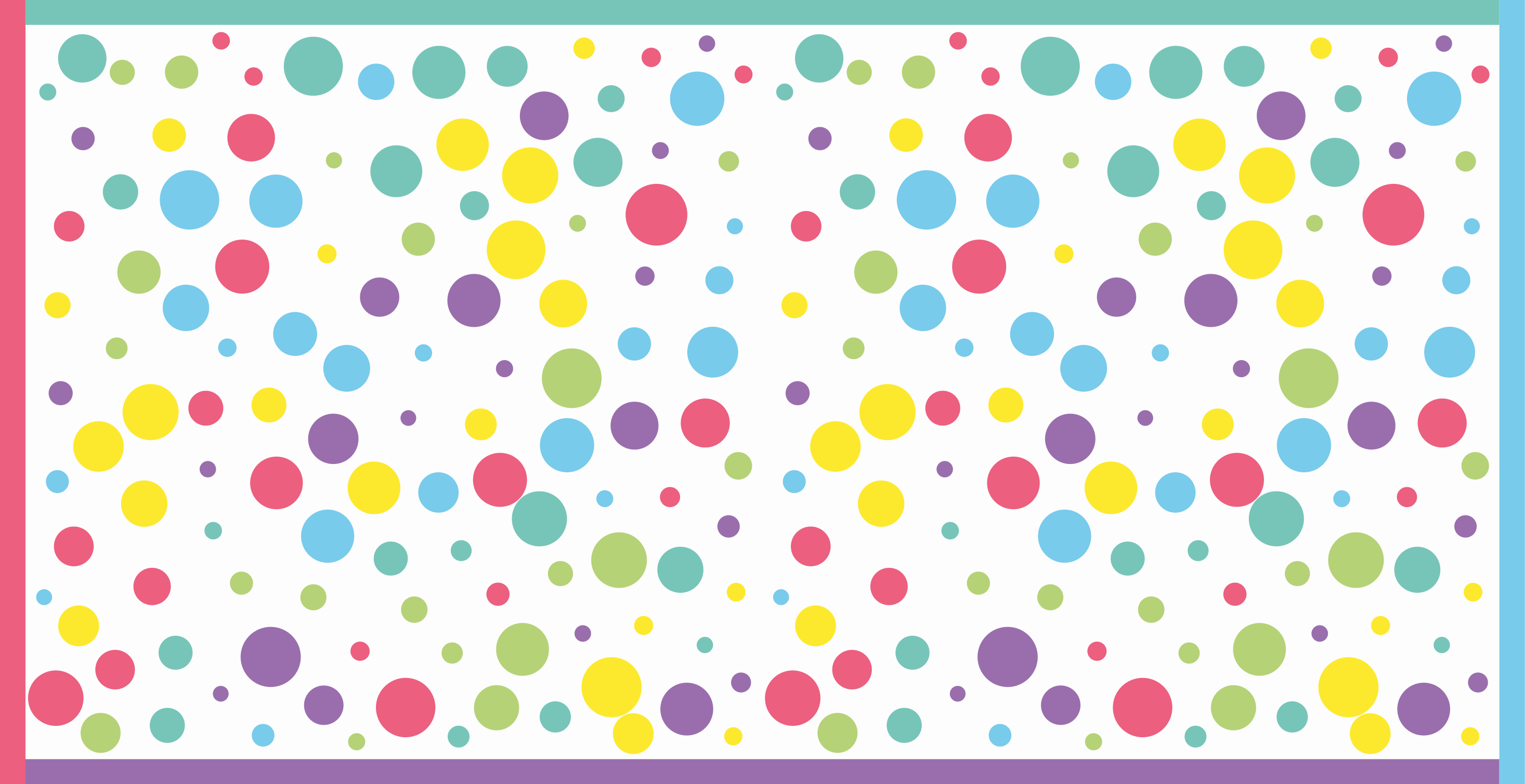 壁画 モアチルドレン カラフルで遊び心満載のドット - TENSTICKERS