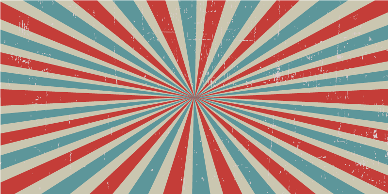 幾何学的なビニールマット 輝くスターバースト - TENSTICKERS