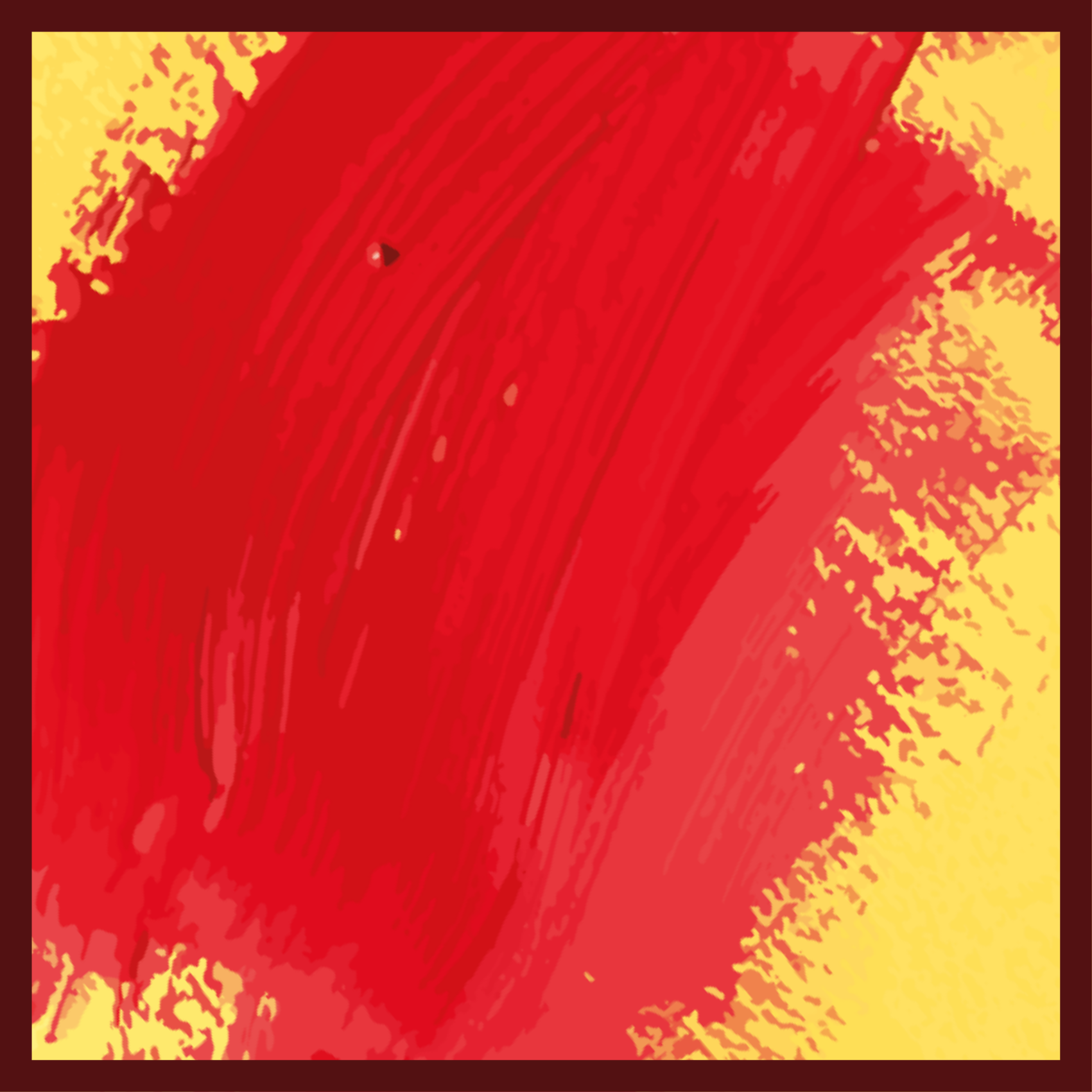 現代のビニールマット 鮮やかな色のスプラッシュ - TENSTICKERS