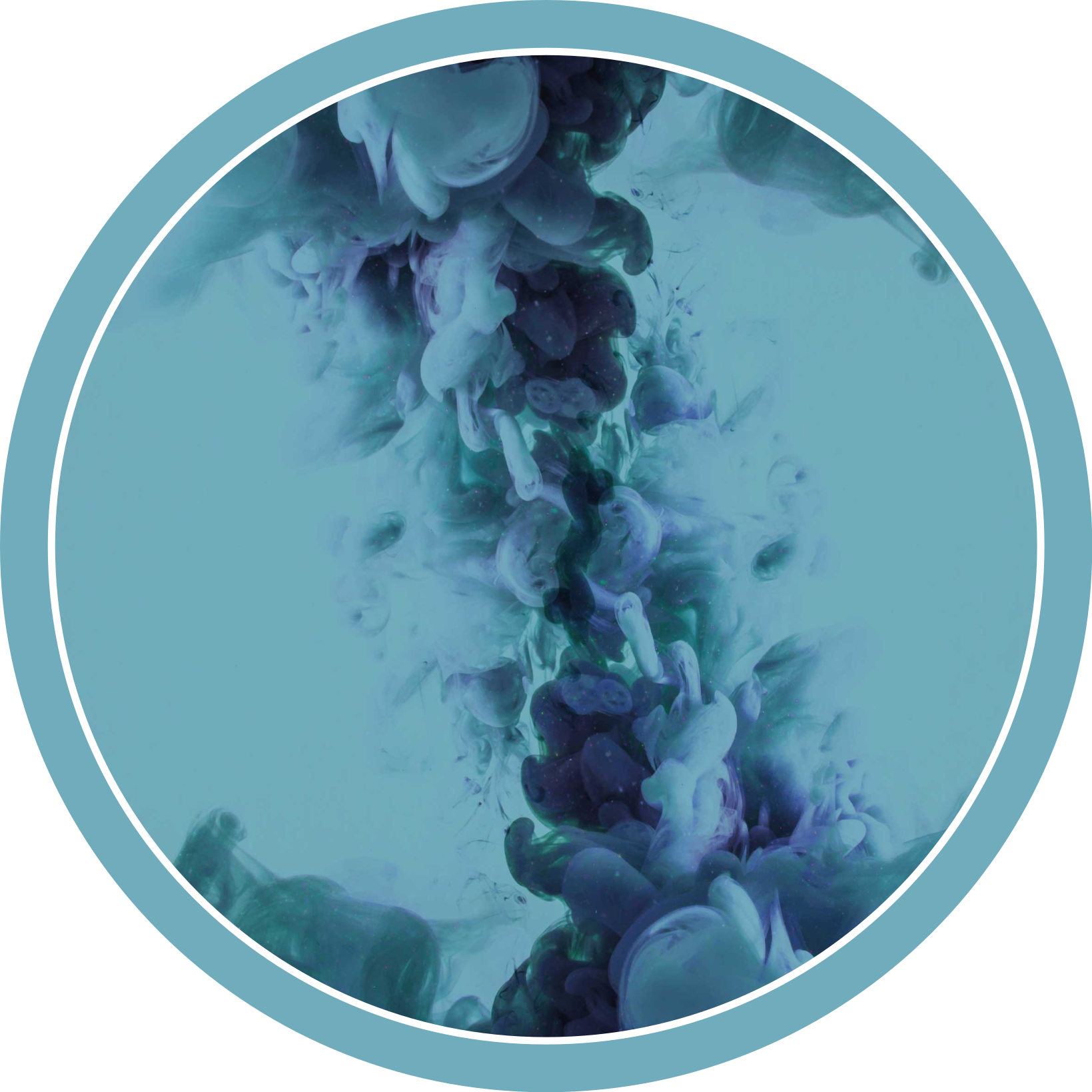 バスルームに1枚ビニールカーペット流れるティールの波 - TENSTICKERS