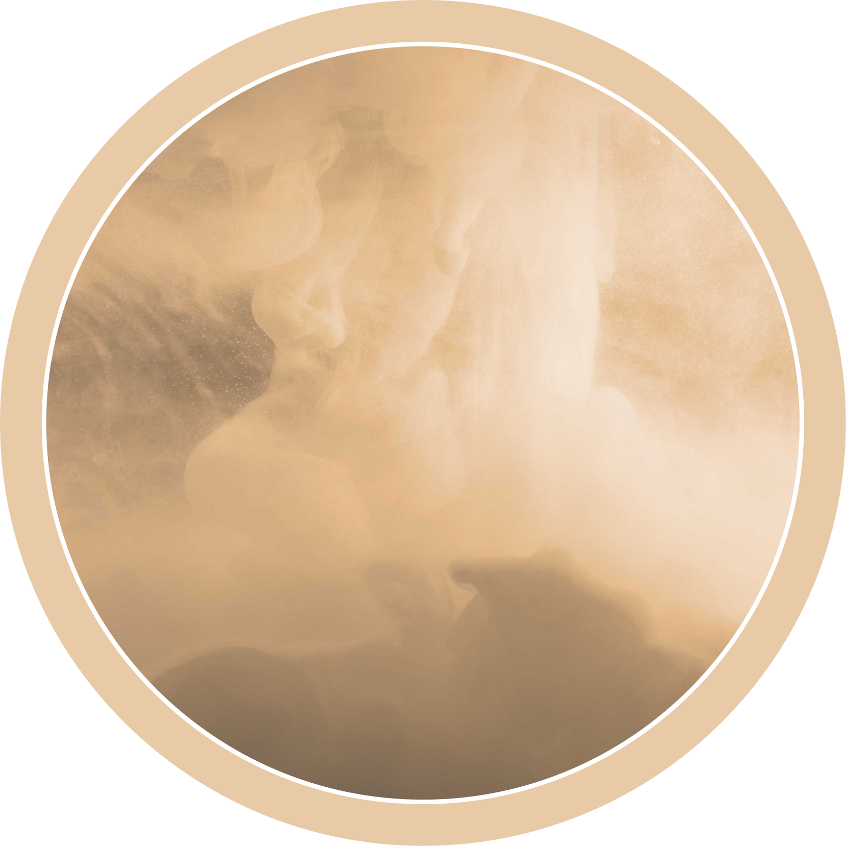 バスルームに1枚ビニールカーペットクリームの波 - TENSTICKERS