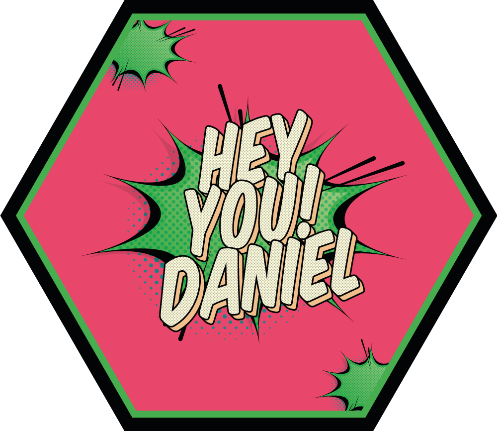 名前 ビニールマット コミックスタイルの挨拶 - TENSTICKERS