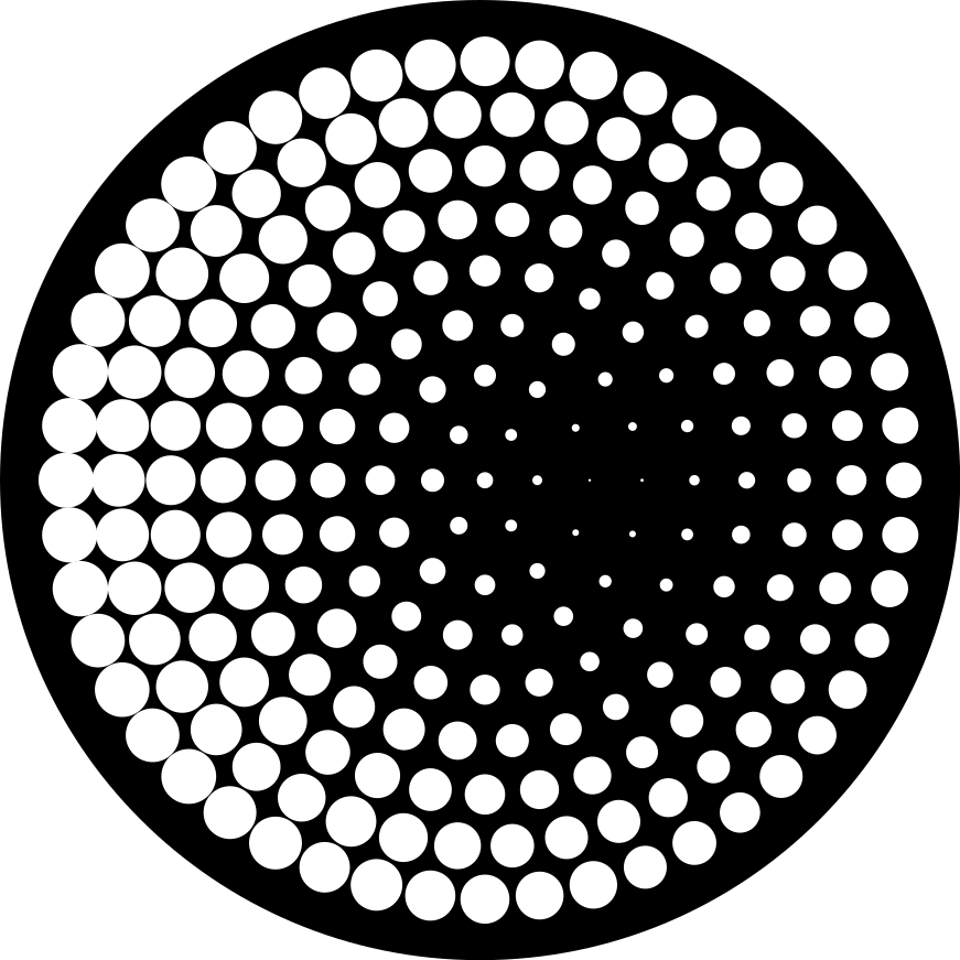 幾何学的なビニールマット ドットパターン - TENSTICKERS