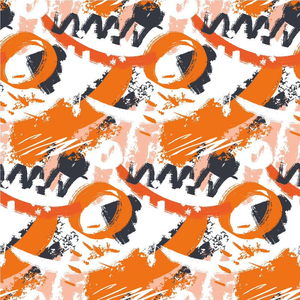 現代のビニールマット 抽象的な形が弾ける - TENSTICKERS