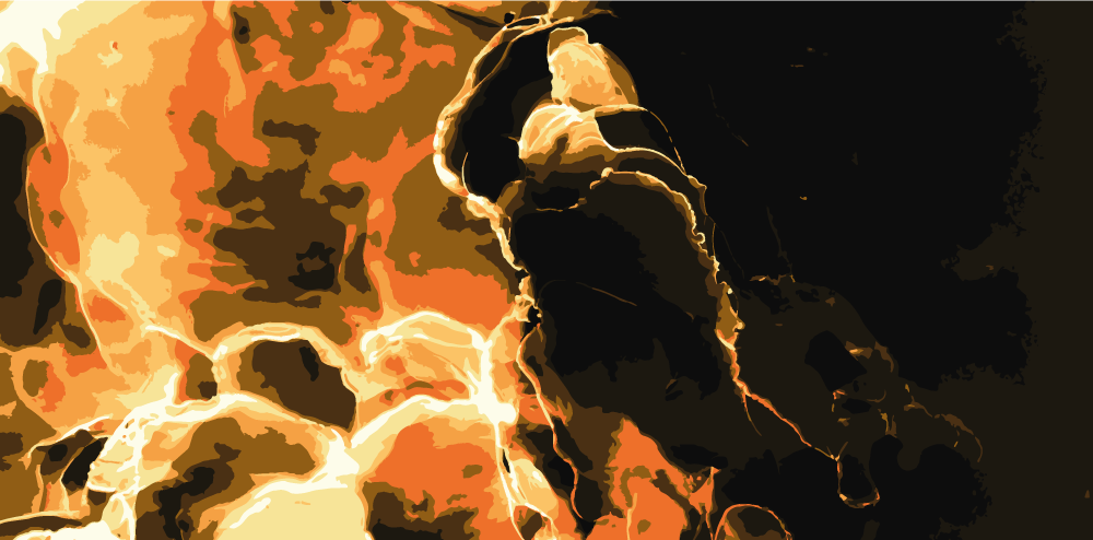 大理石ビニールラグ炎の効果 - TENSTICKERS