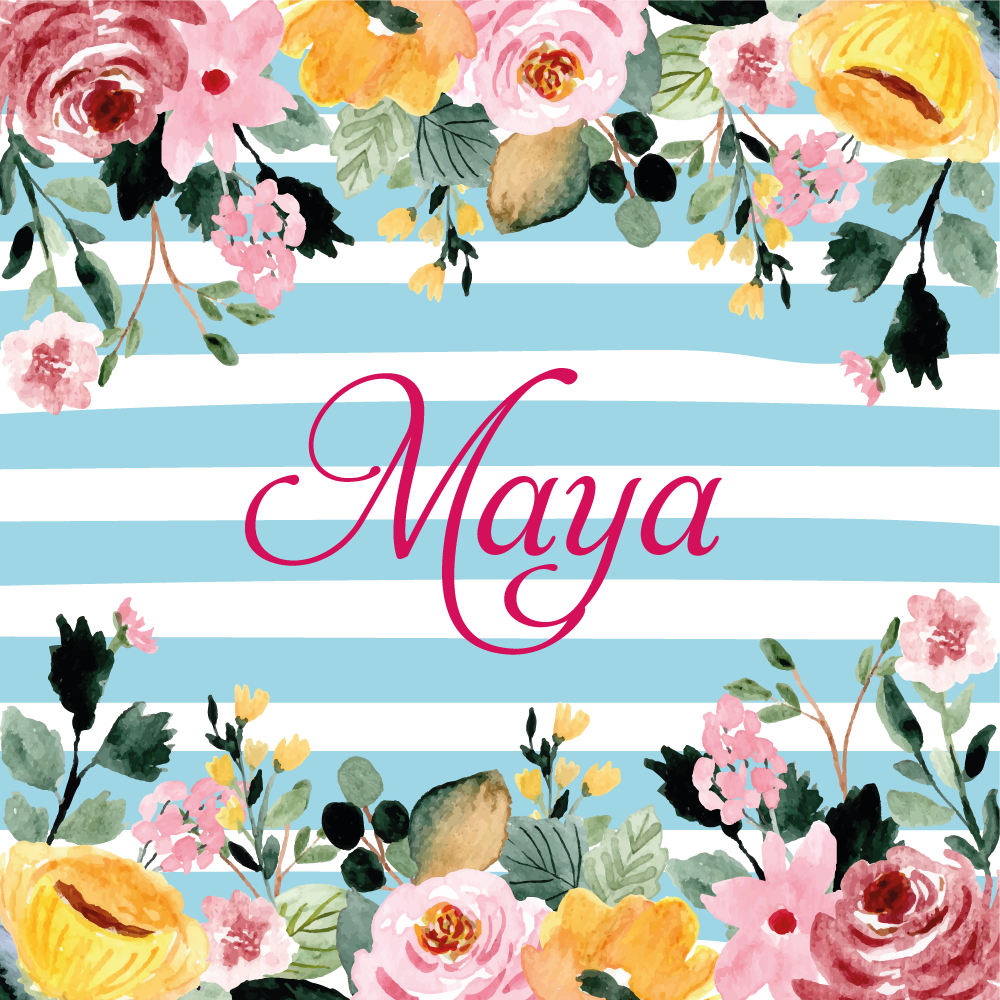 寝室 ビニールマット カスタムボタニカルデザイン - TENSTICKERS