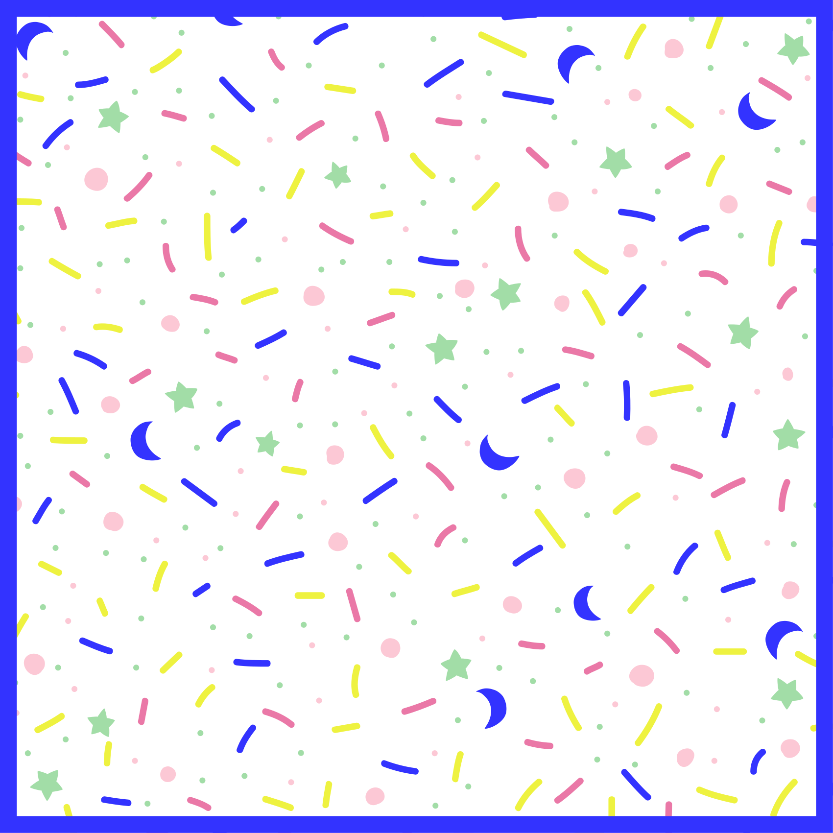 壁画 モアチルドレン パーティー カラフル シェイプス - TENSTICKERS