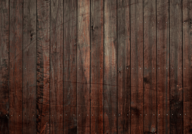 木効果 ビニールマット 豪華な木の表面 - TENSTICKERS