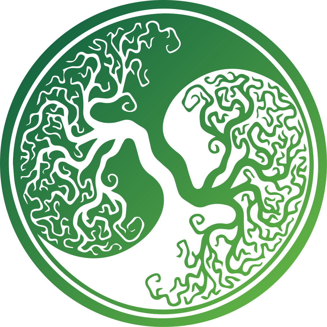 フォトミュラルネイチャー 複雑な木のデザイン - TENSTICKERS