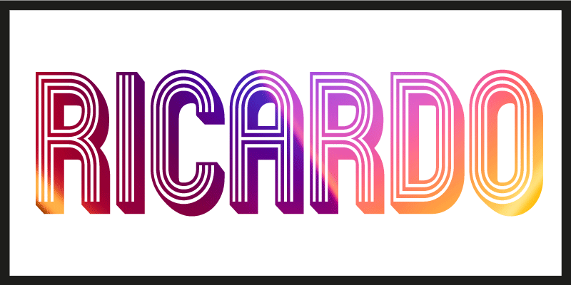 十代の若者たち ビニルマット カスタムネームネオン - TENSTICKERS