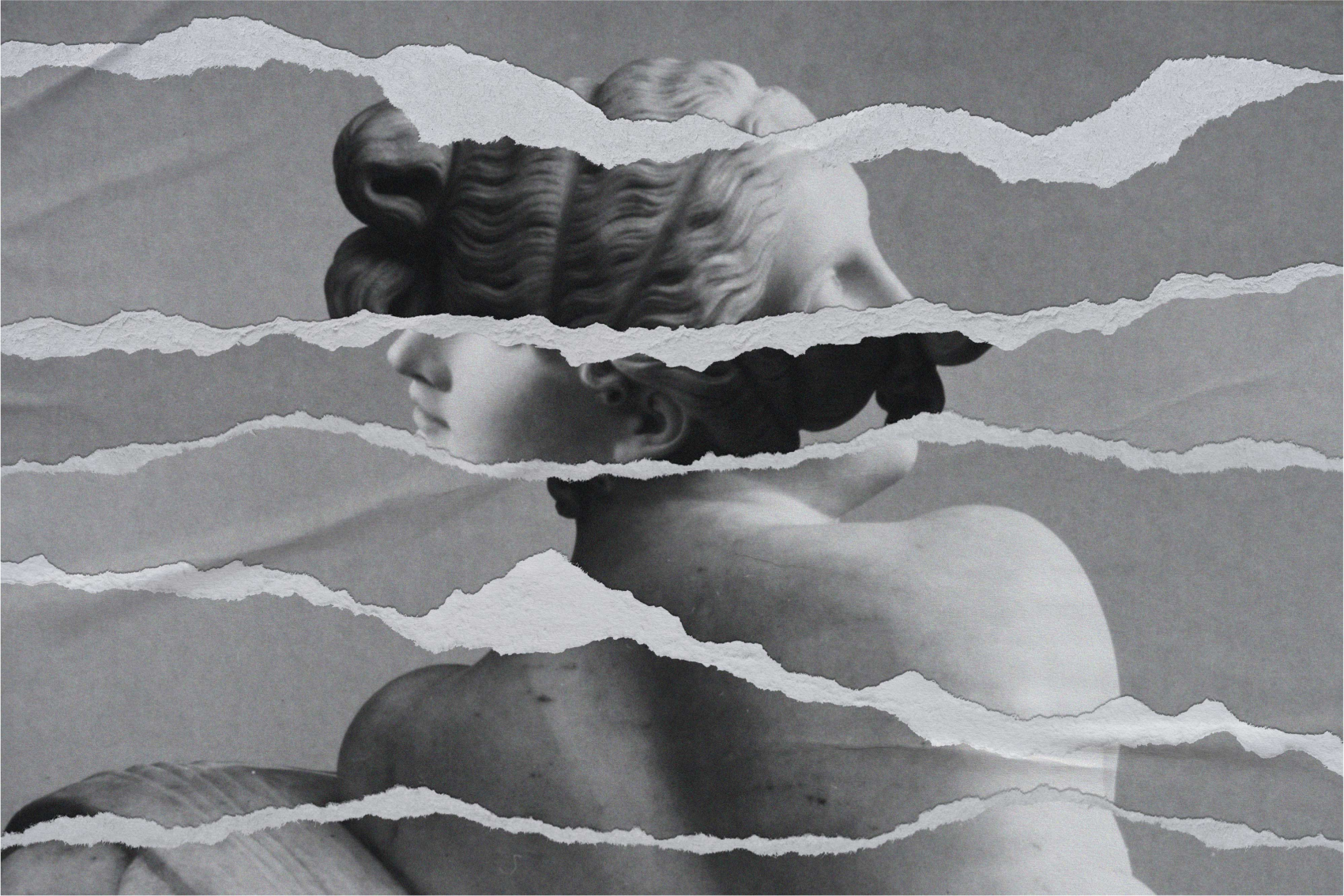 その他のテクスチャーの壁画破れた紙の効果 - TENSTICKERS