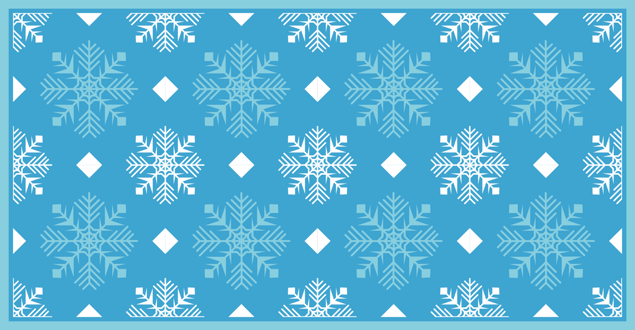 クリスマスの壁画雪の結晶コンセプト - TENSTICKERS