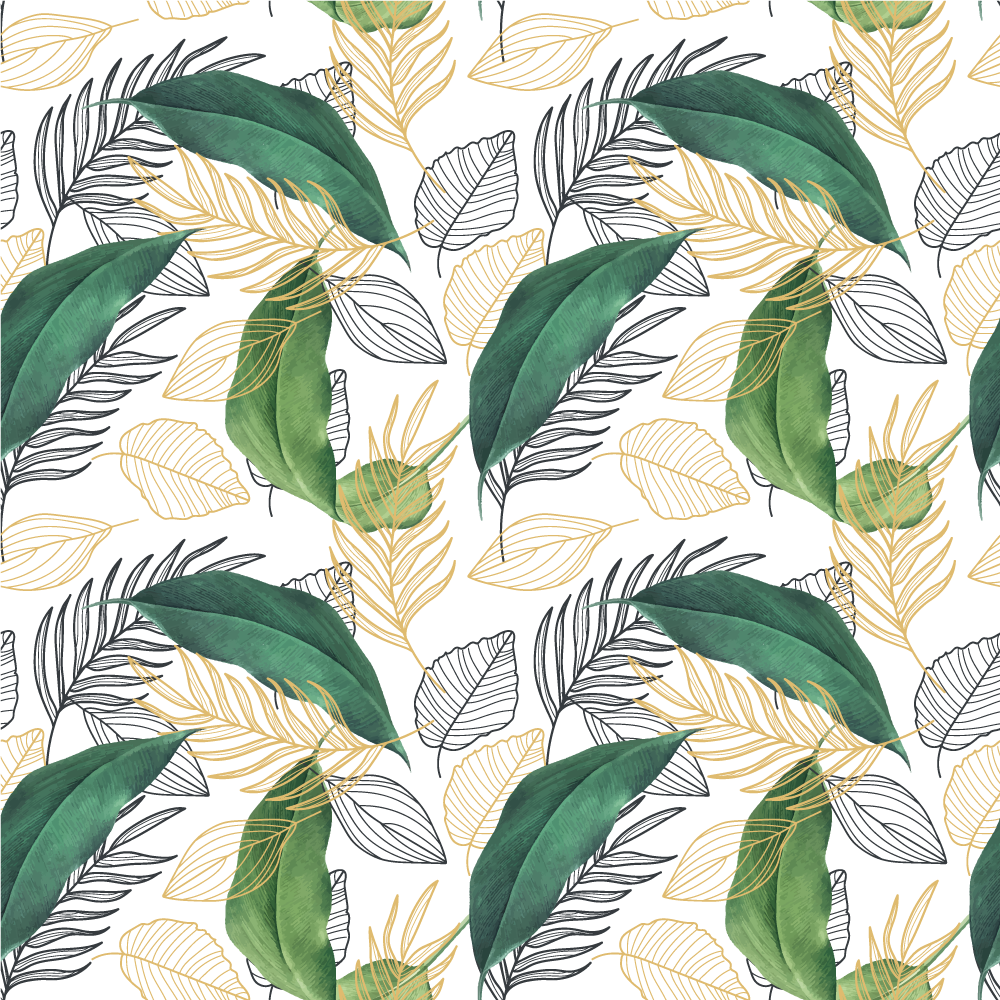 フォトミュラルネイチャー豊かな葉の要素 - TENSTICKERS