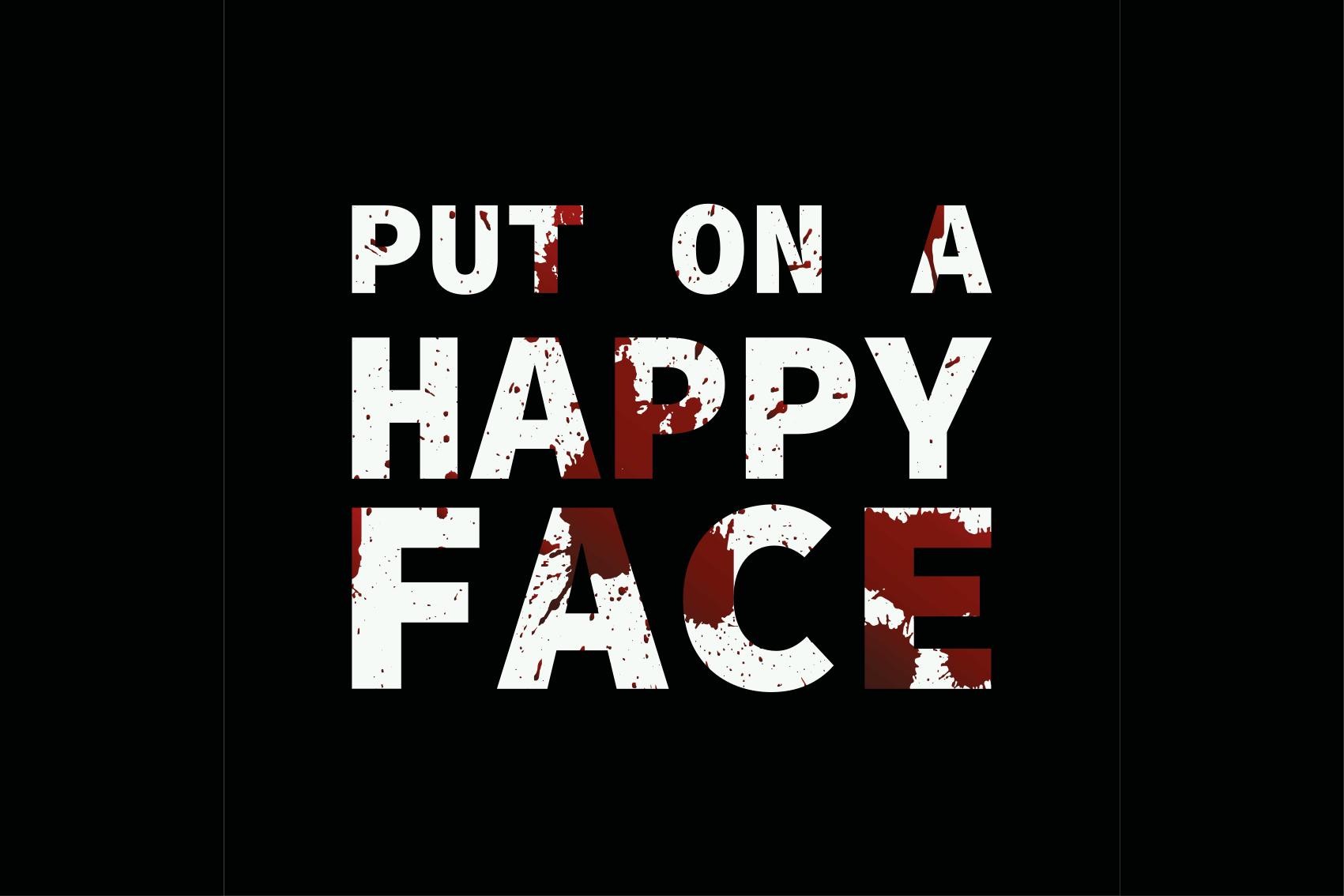 フレーズ ビニールマット 顔に貼る - TENSTICKERS