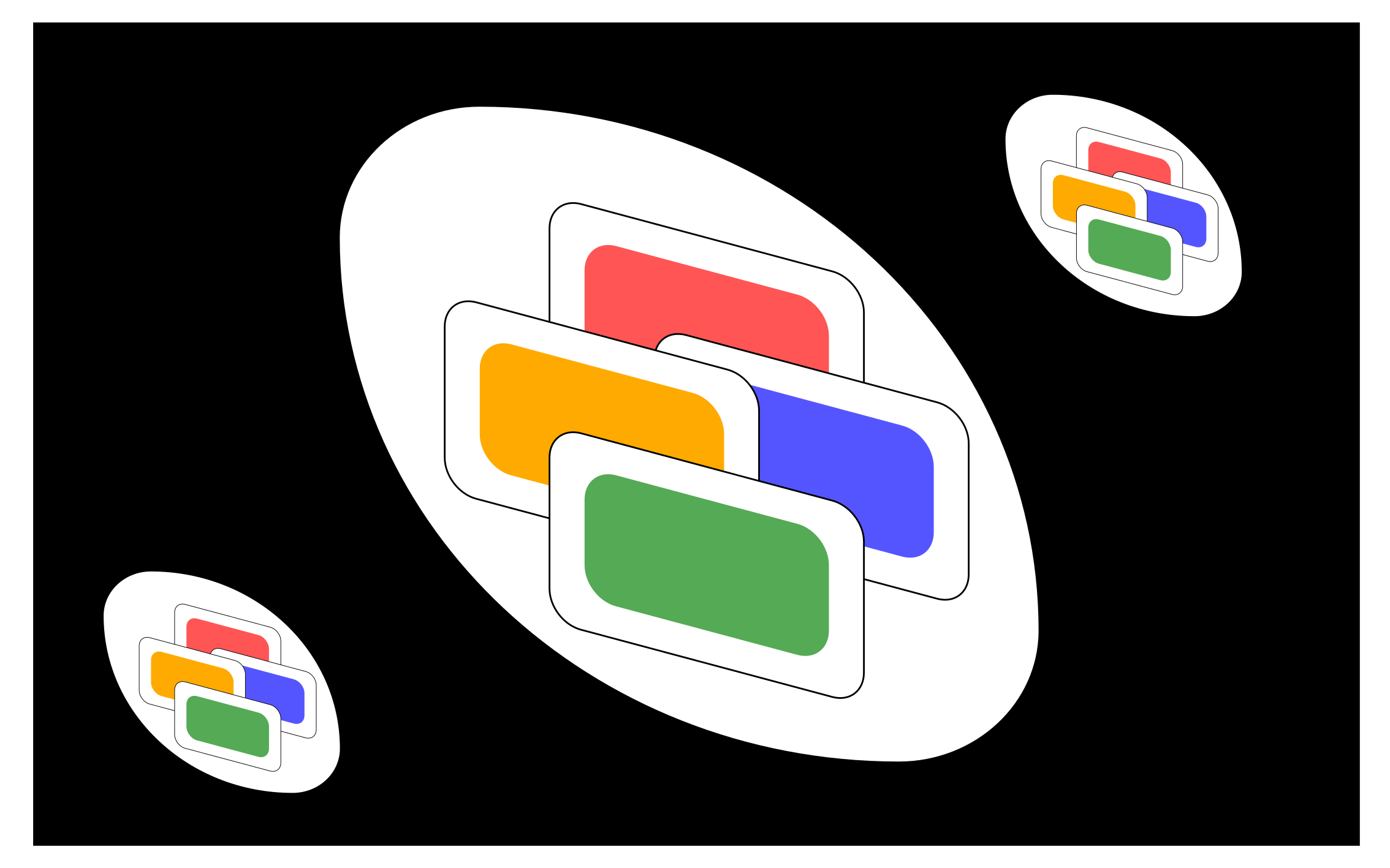 ゲーム ビニールマット ブラッククラシックカード - TENSTICKERS