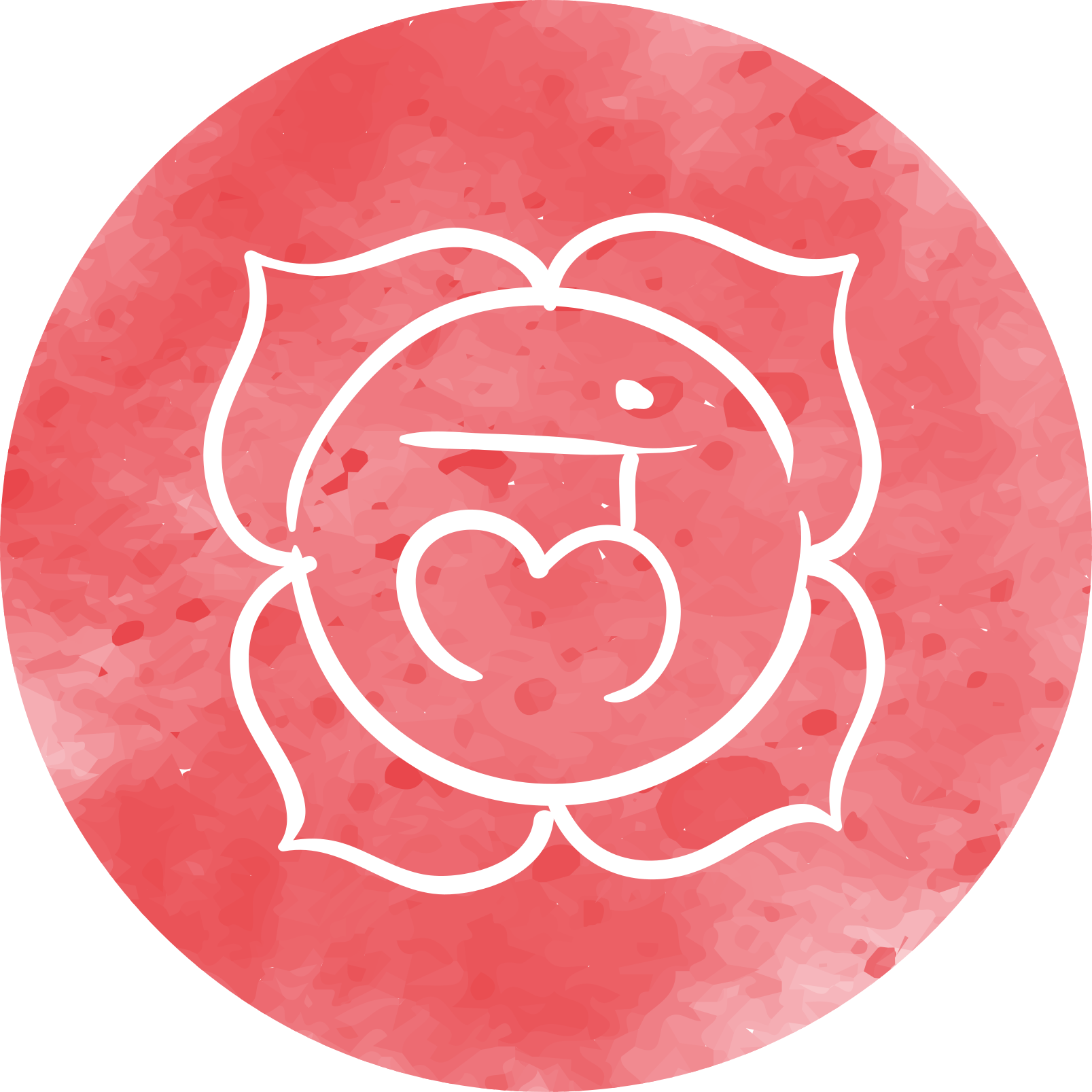 マンダラ ビニールマット 円形バラデザイン - TENSTICKERS