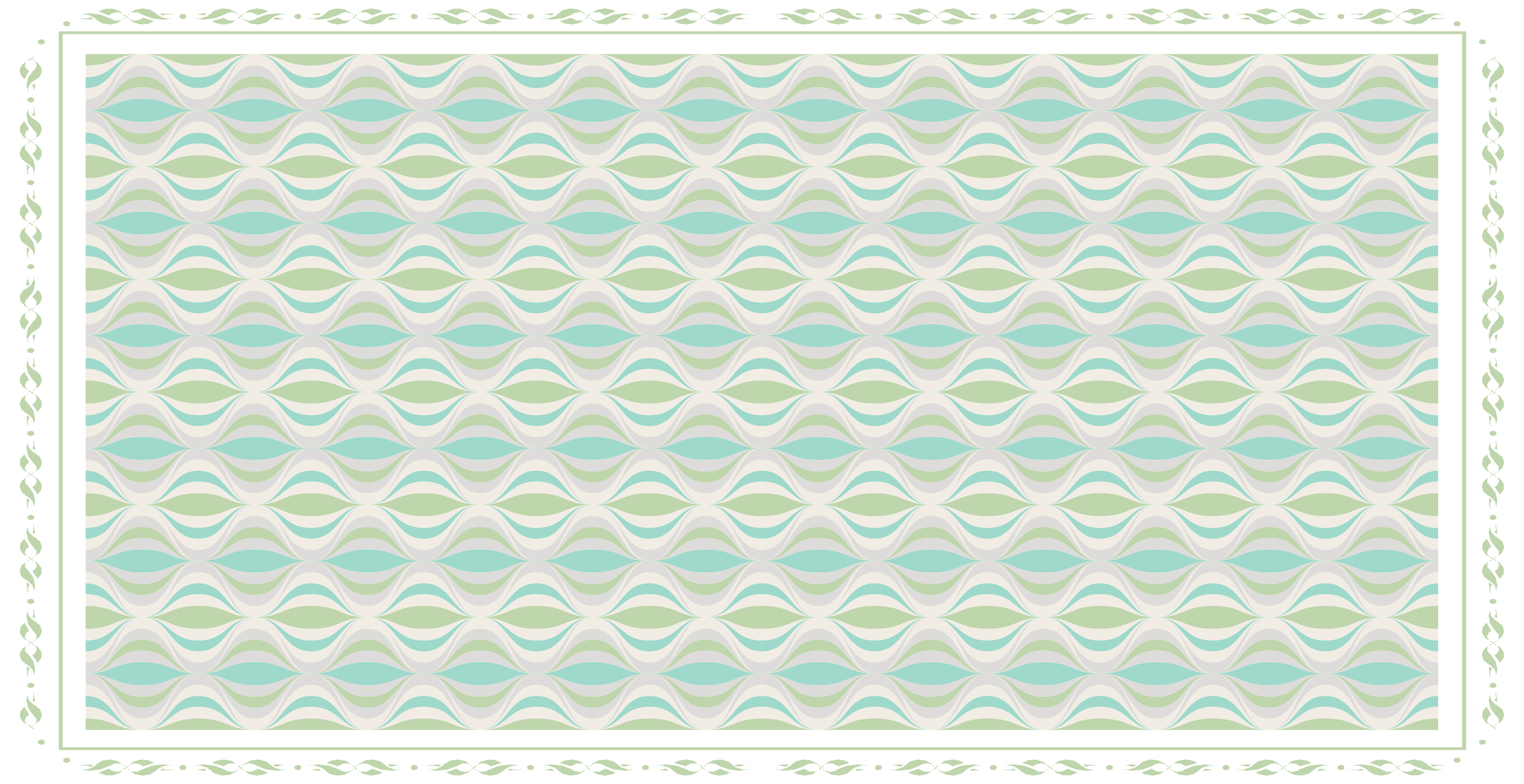 ビニール タイル カーペット 曲線的なモチーフ - TENSTICKERS