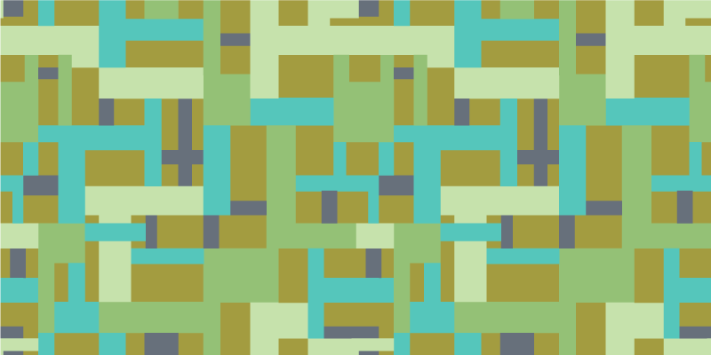 幾何学的なビニールマット緑色のセグメント - TENSTICKERS