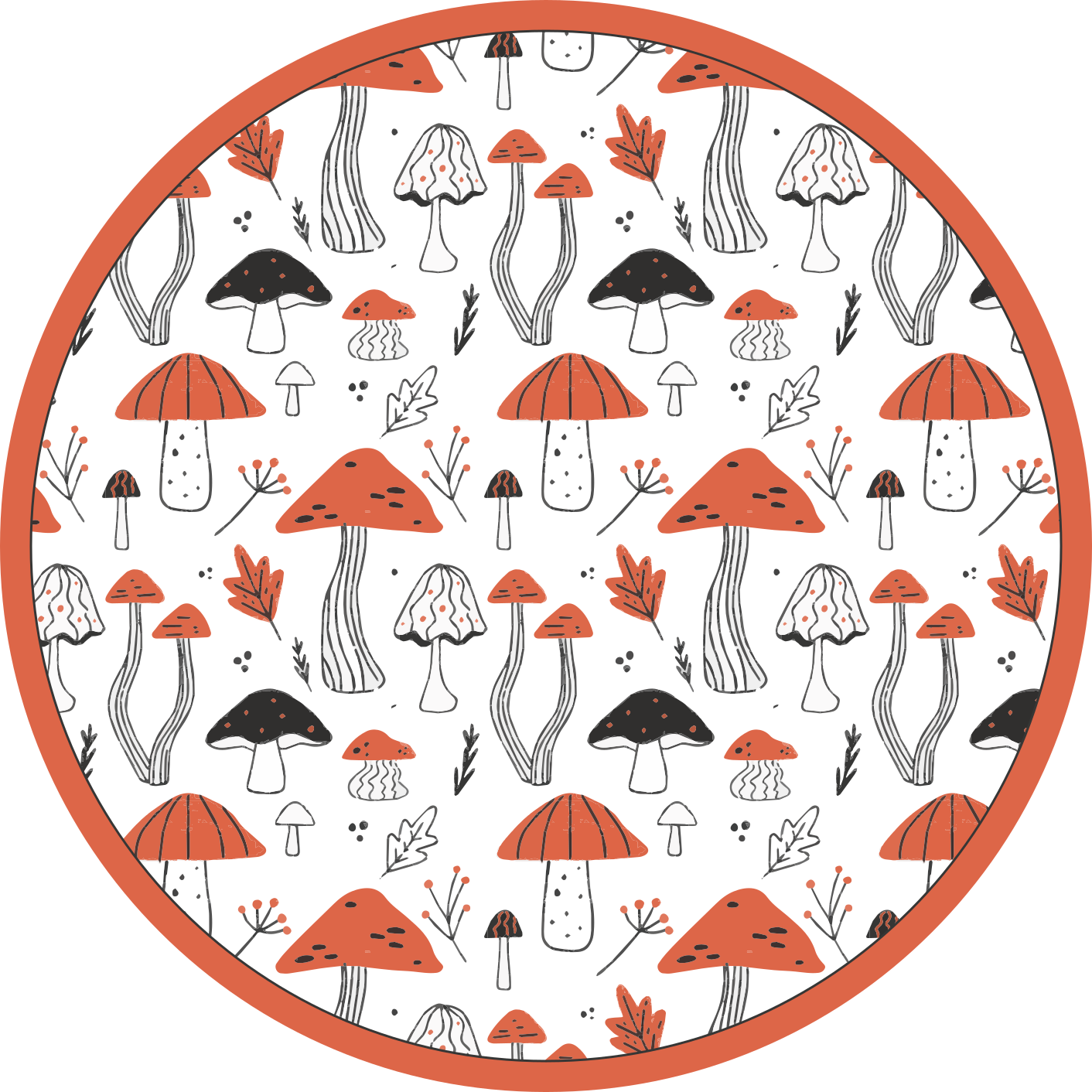 フォトミュラルネイチャーきのこのファンタジーの世界 - TENSTICKERS