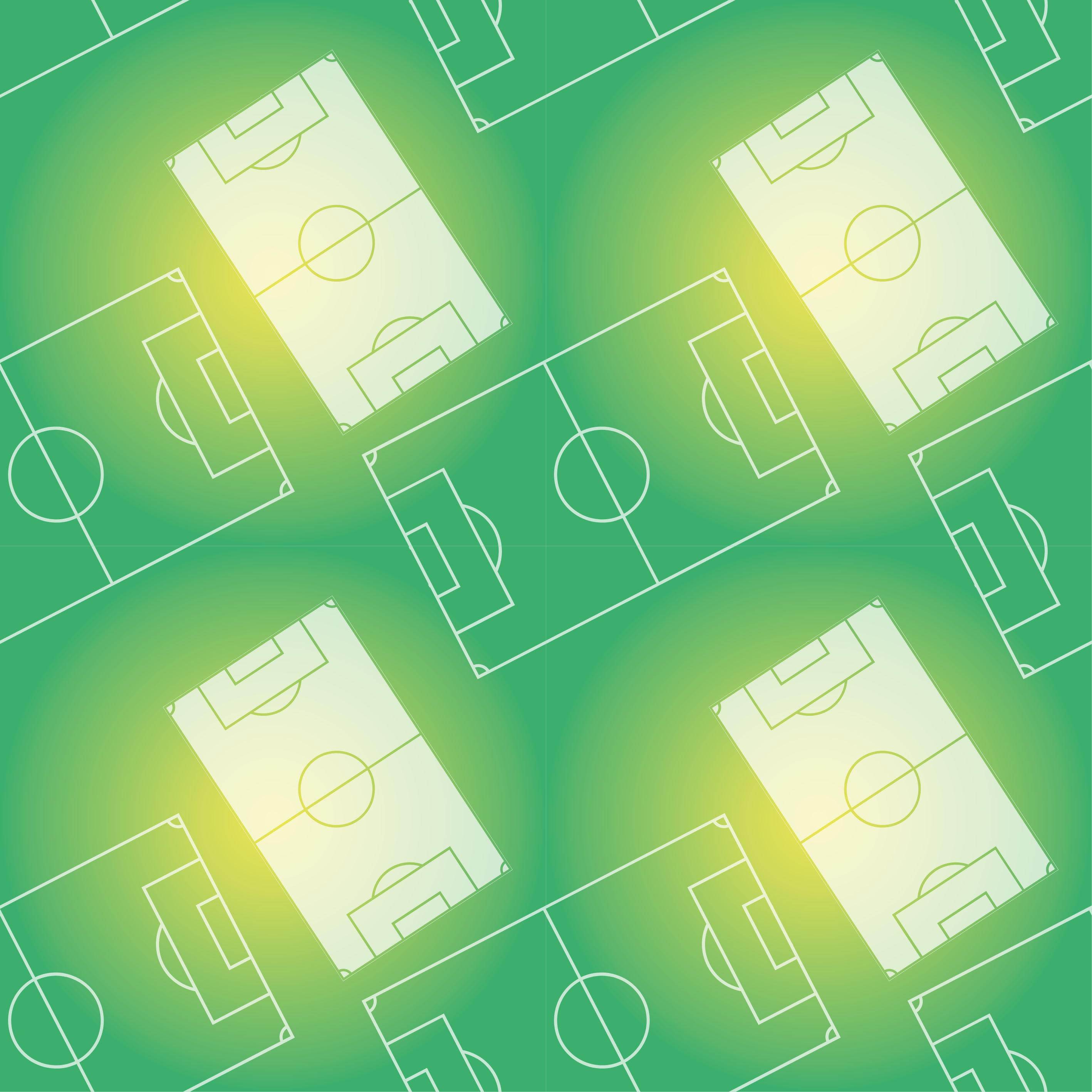 ゲーム ビニールマット サッカー場デザイン - TENSTICKERS